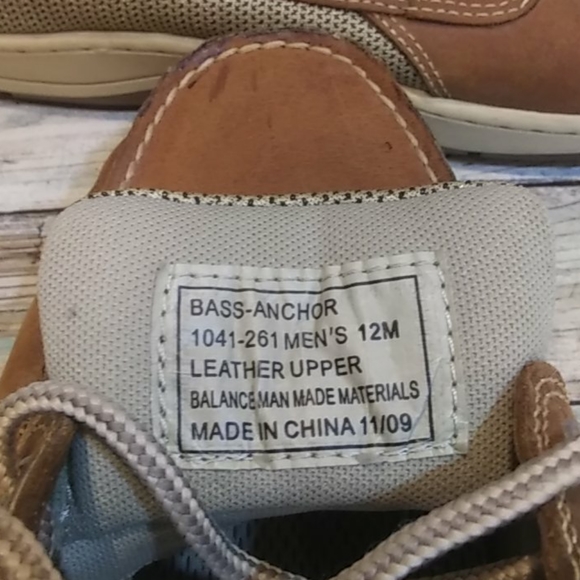 BASS-ANCHOR Shoes sz 12M - Picture 8 of 8